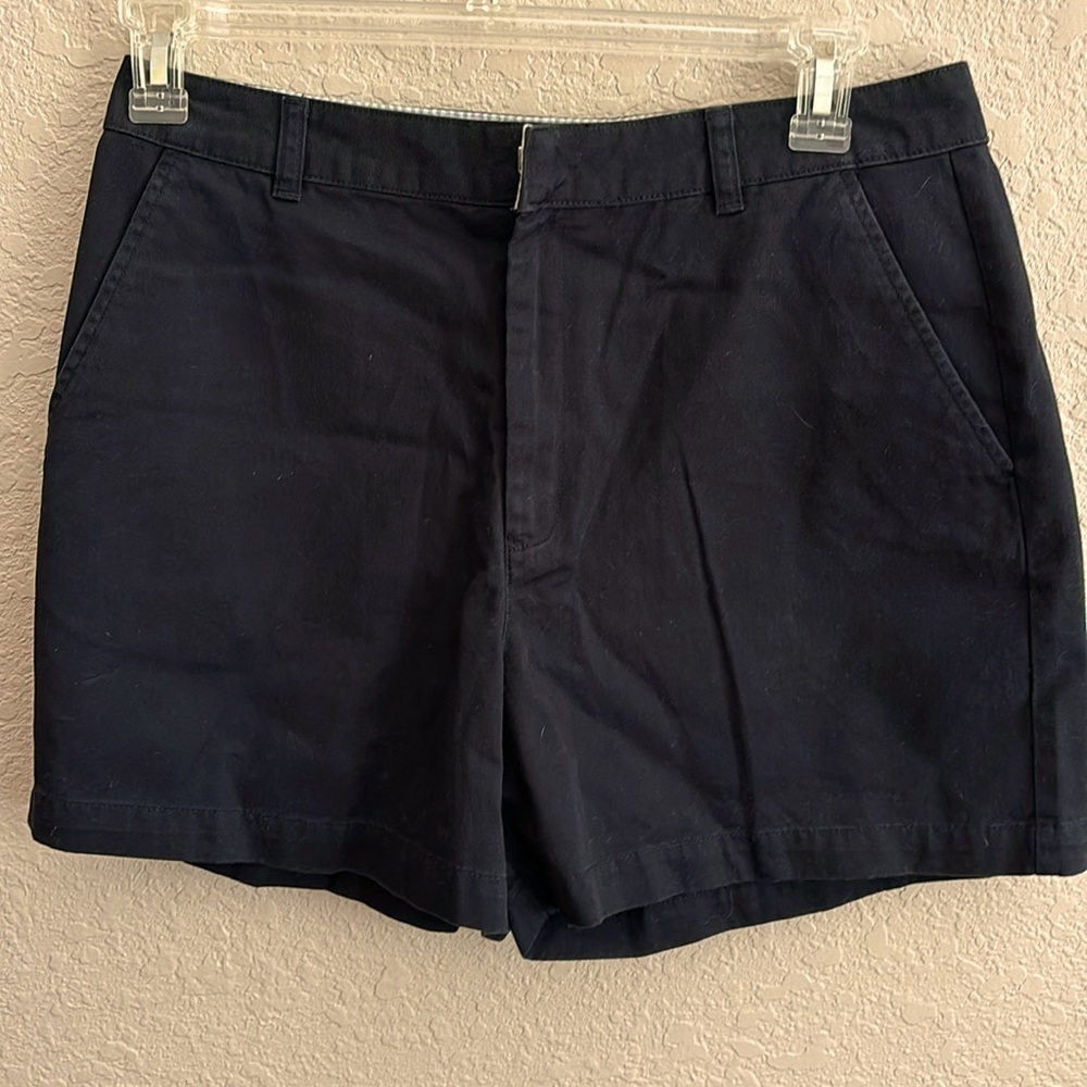 Tommy Hilfiger Black Cotton Shorts - size 12